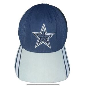 Blue and White Star Logo Dallas Cowboys Official NFL Cap - One Size Fits Most